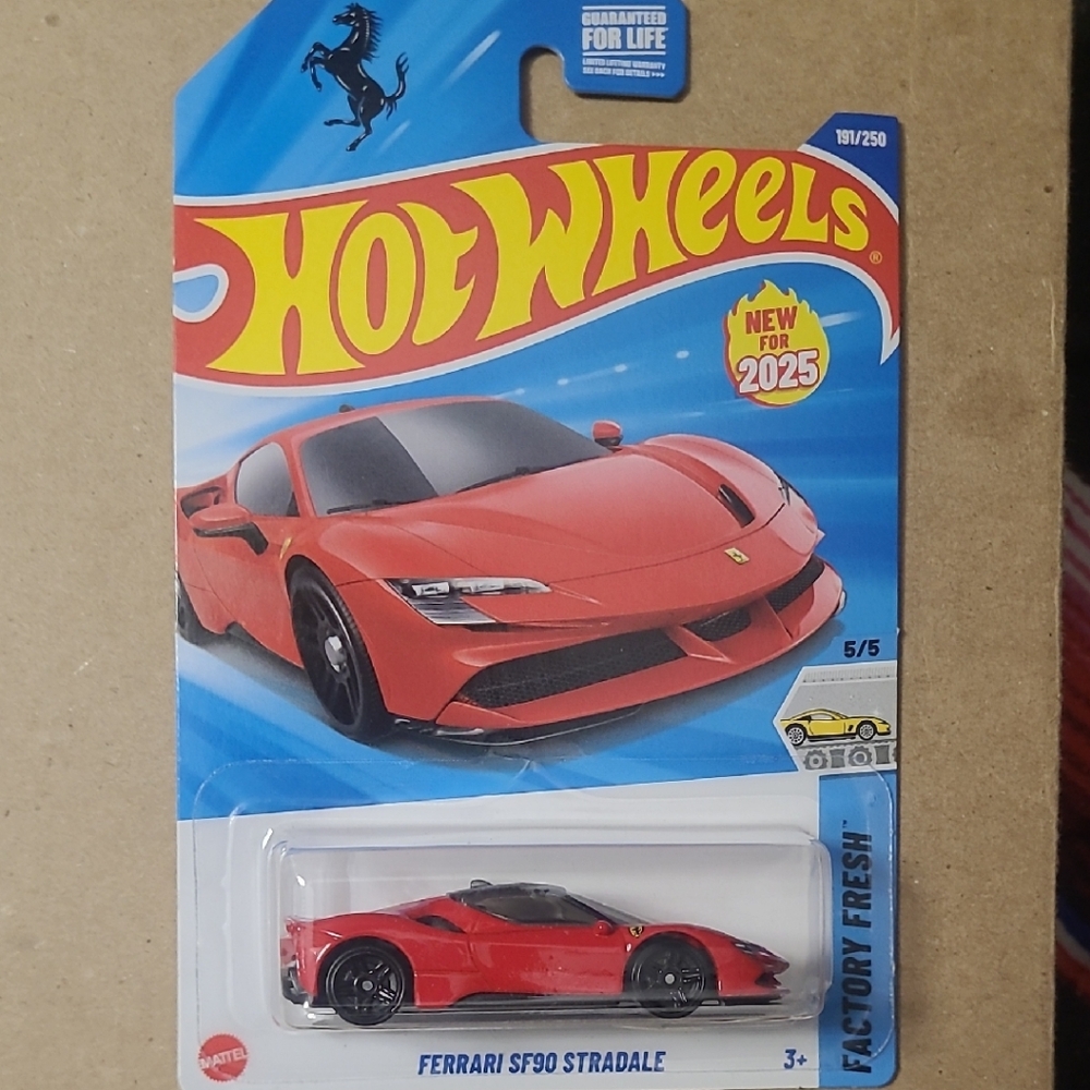 2025 Hot Wheels Ferrari SF90 Stradale - 2025 Mainline - Factory Fresh 5/5